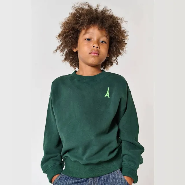Tumble 'n Dry sweater met backprint - donkergroen, foto 4
