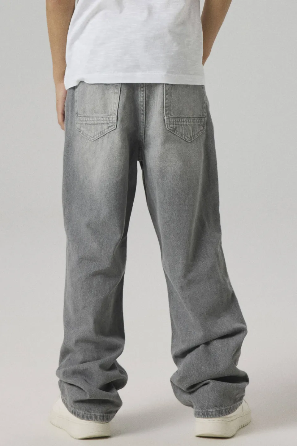 NAME IT KIDS loose fit jeans grey denim, foto 8