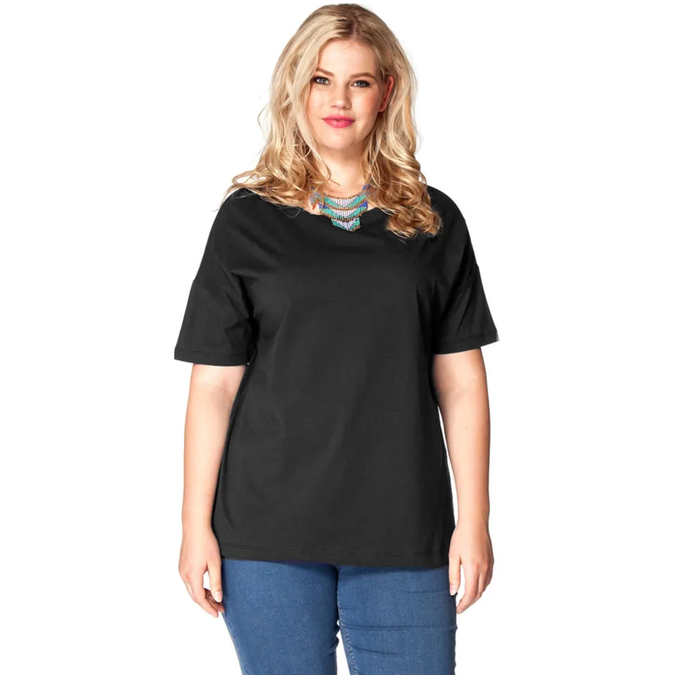 Yoek T-shirt wijd zwart, foto 6