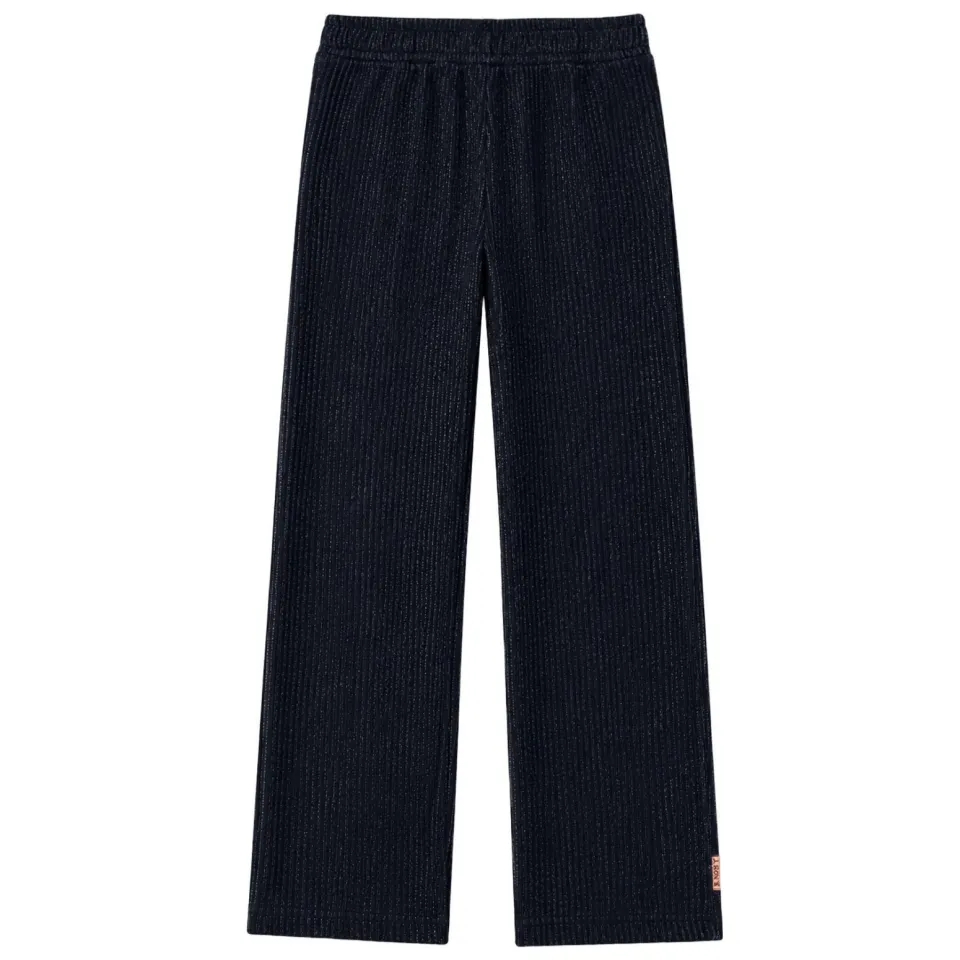 B.Nosy wide leg pantalon met glitters zwart, foto 2