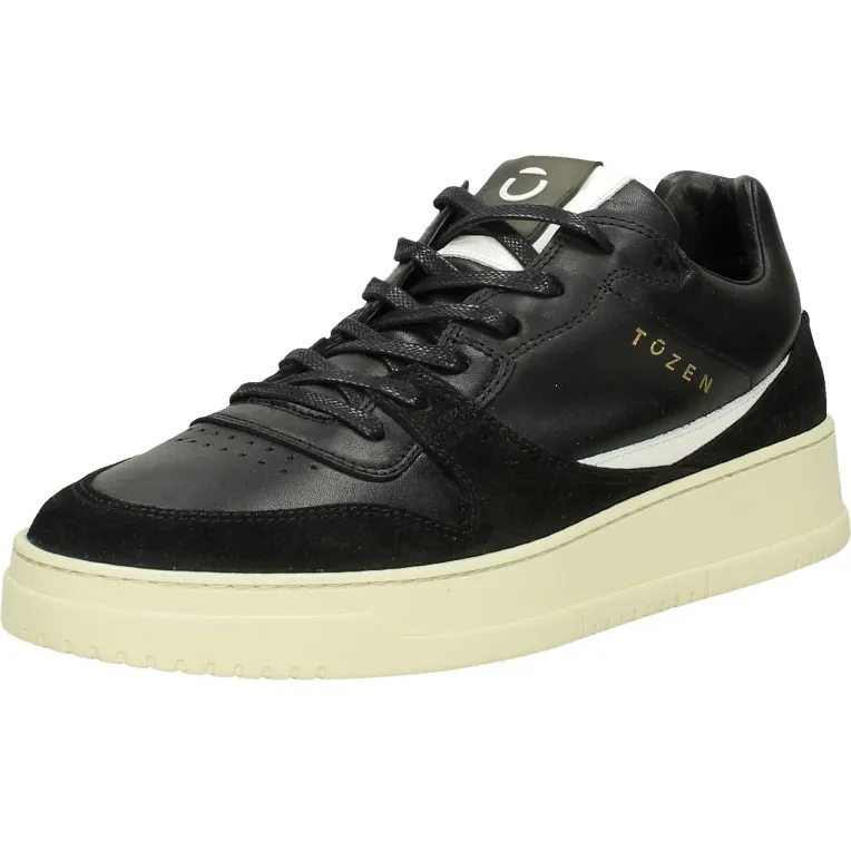 Tozen Retoro lage sneaker zwart, foto 3