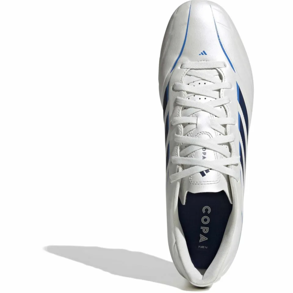 Adidas Performance Copa Pure IV Club senior imitatieleren voetbalschoenen - wit/blauw, foto 6