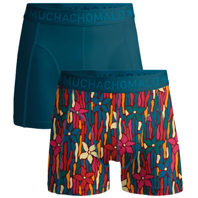 Muchachomalo Heren 2-pack Boxershorts Veelkleurig