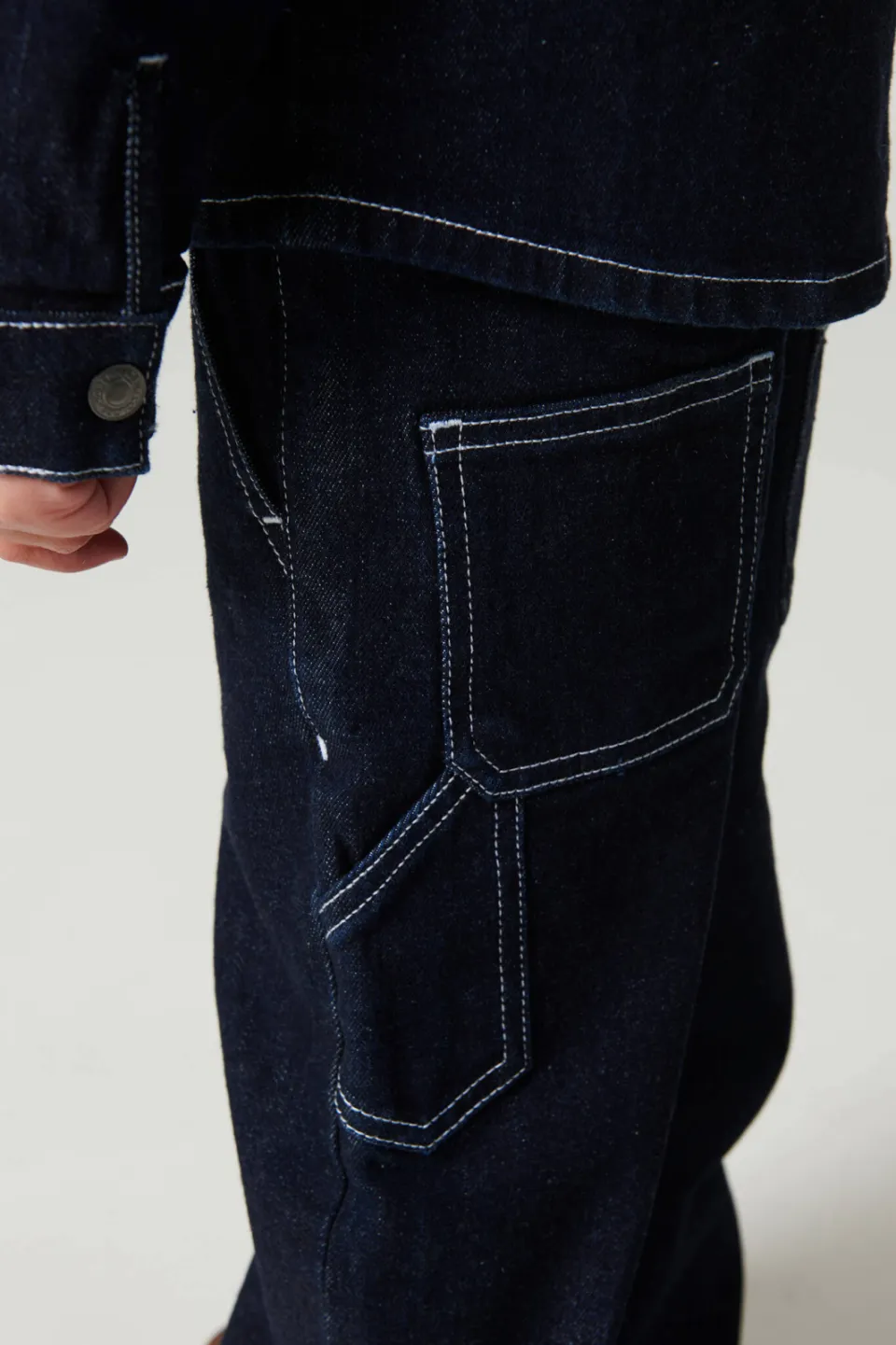 Copenhagen Colors cargo jeans - raw denim, foto 6