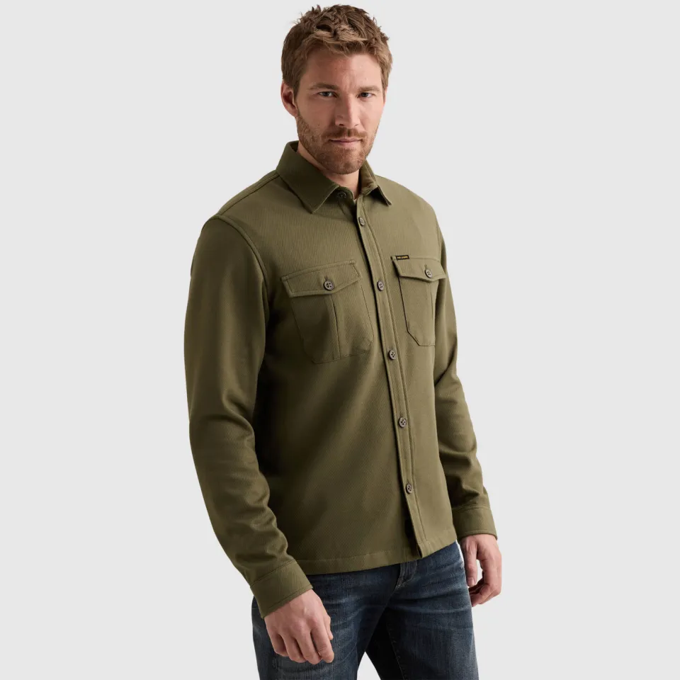 PME Legend regular fit overshirt - kalamata khaki, foto 4