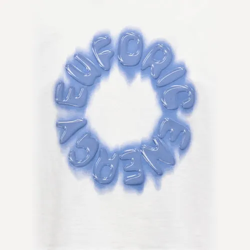 Only t-shirt wit/blauw, foto 3