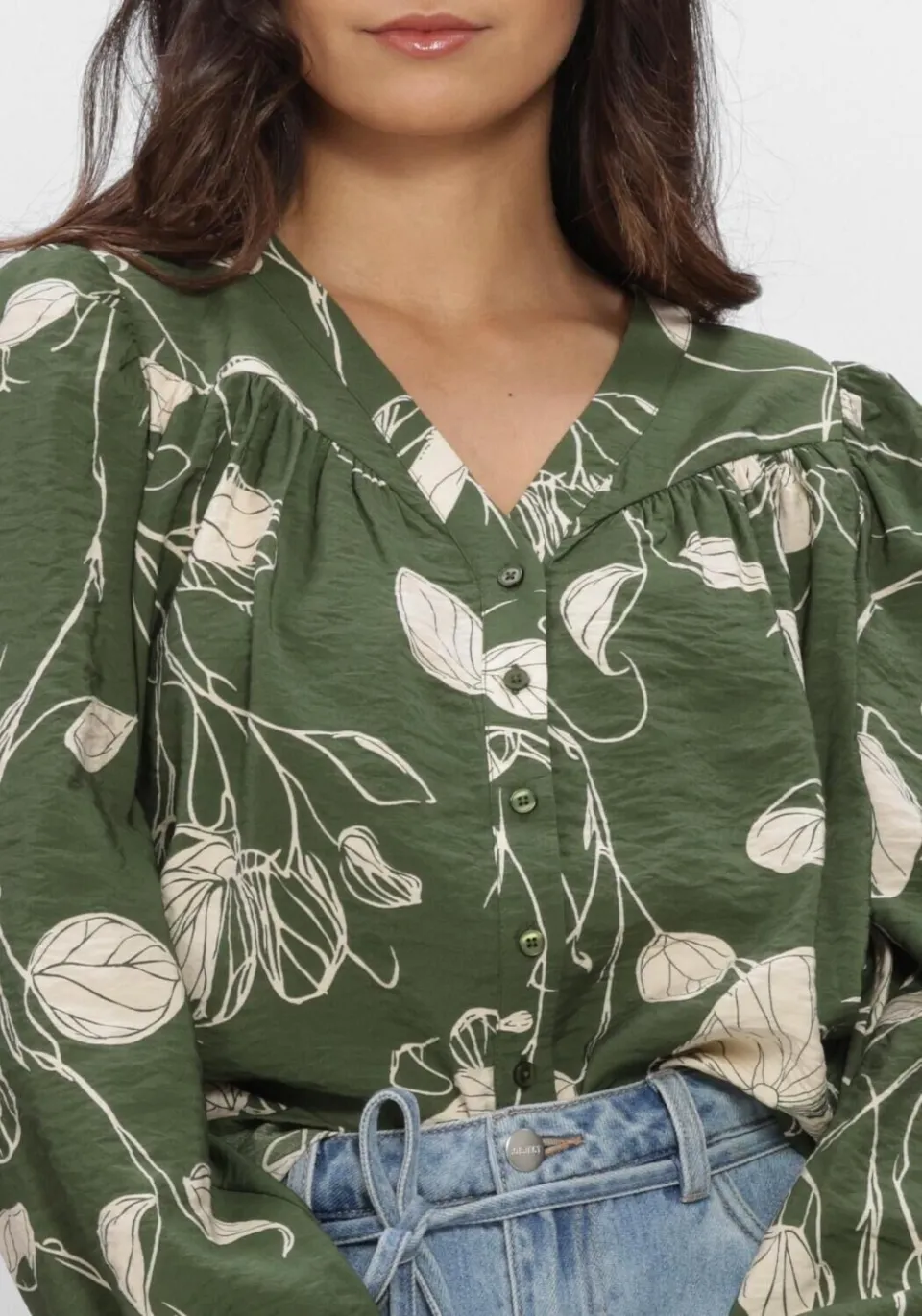 Object Objjacira blouse groen, foto 4