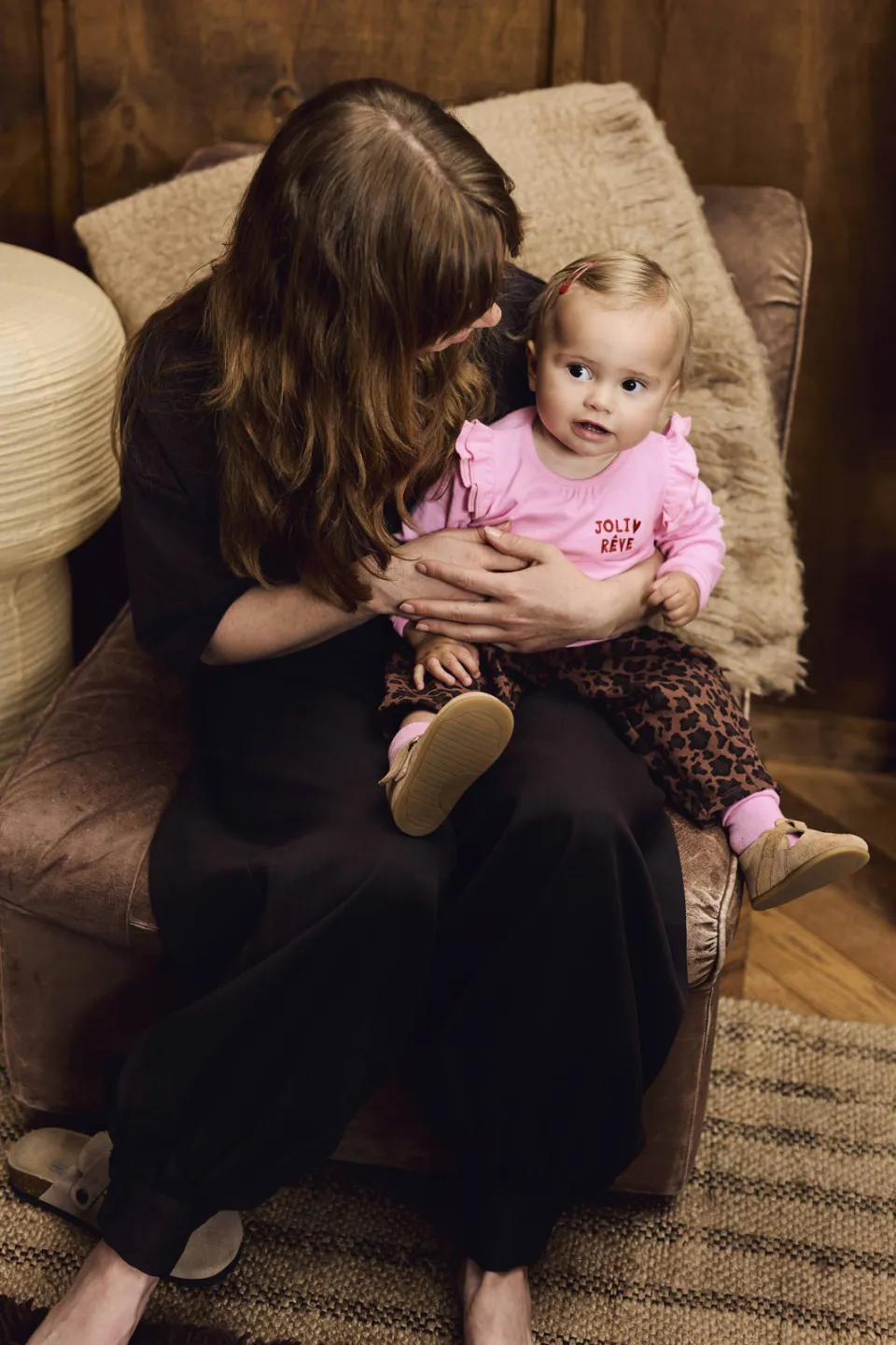 Z8 newborn Josje longsleeve met ruches lichtroze, foto 6