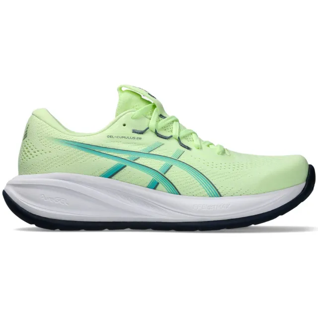 Asics Gel-Cumulus 28 mesh hardloopschoenen - lichtgroen/petrol