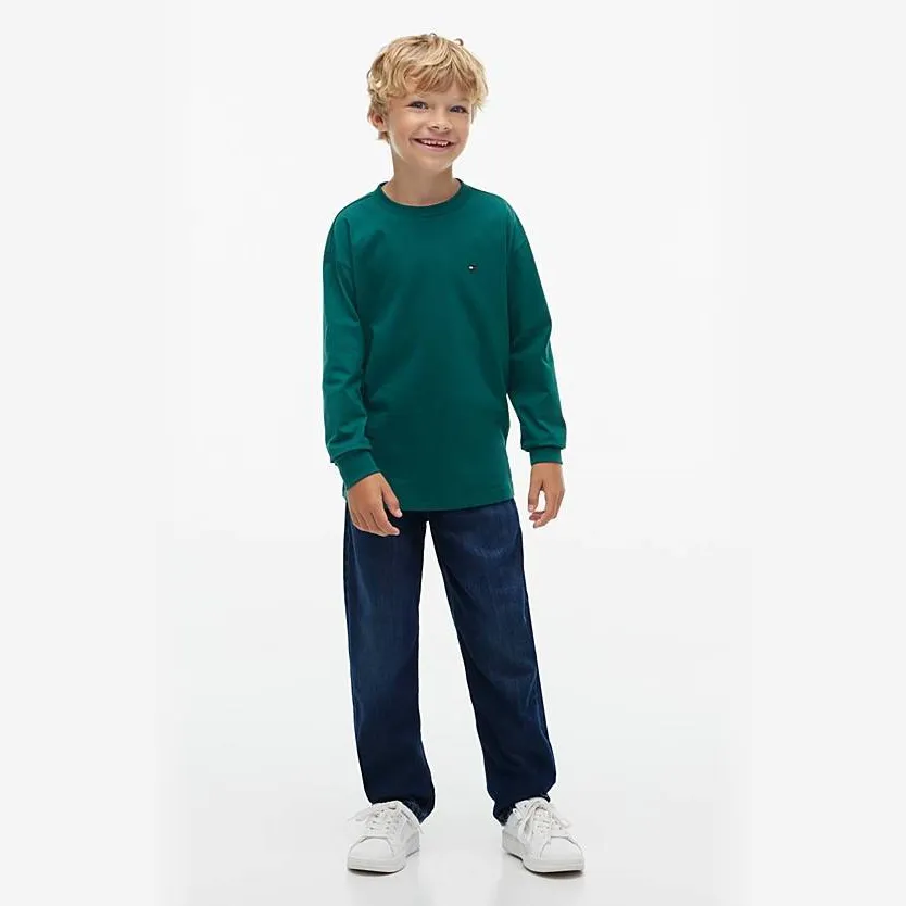 Tommy Hilfiger longsleeve groen, foto 3