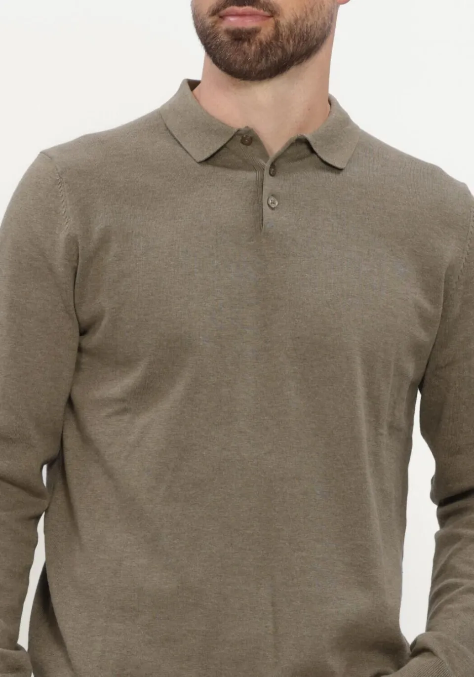 Saint Steve Heren Polo's & T-shirts Berend-s - Khaki, foto 4