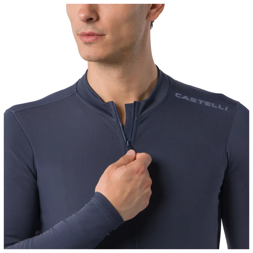 Castelli Espresso Thermal 2 fietsshirt blauw, foto 3