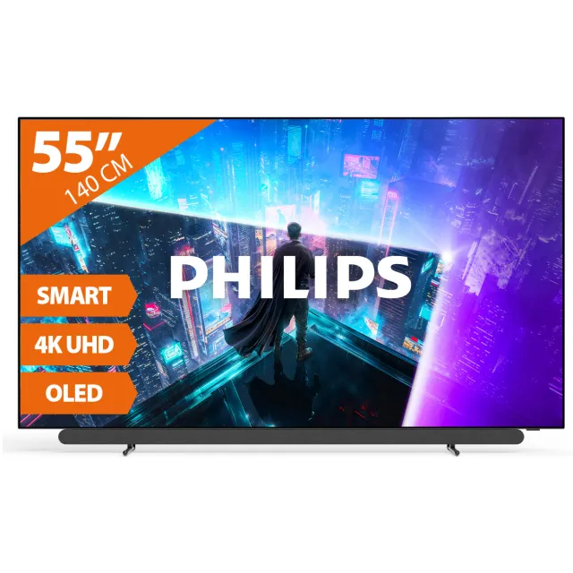 Philips 55OLED911 oled-tv zwart, foto 2