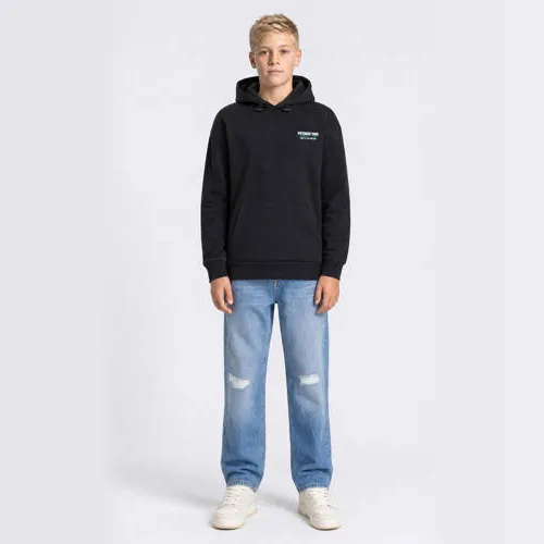 Petrol Industries hoodie met backprint - zwart, foto 3
