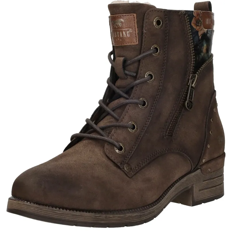 Mustang veterboots donkerbruin, foto 4