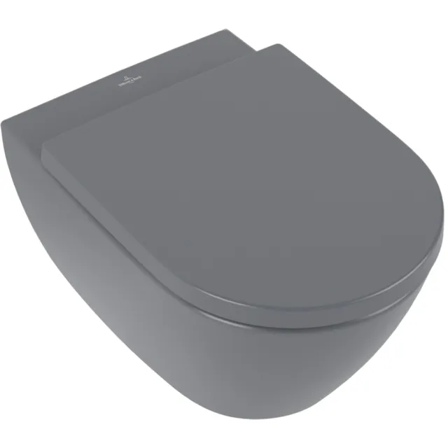 Villeroy & Boch Subway 2.0 wandcloset grafiet Grijs