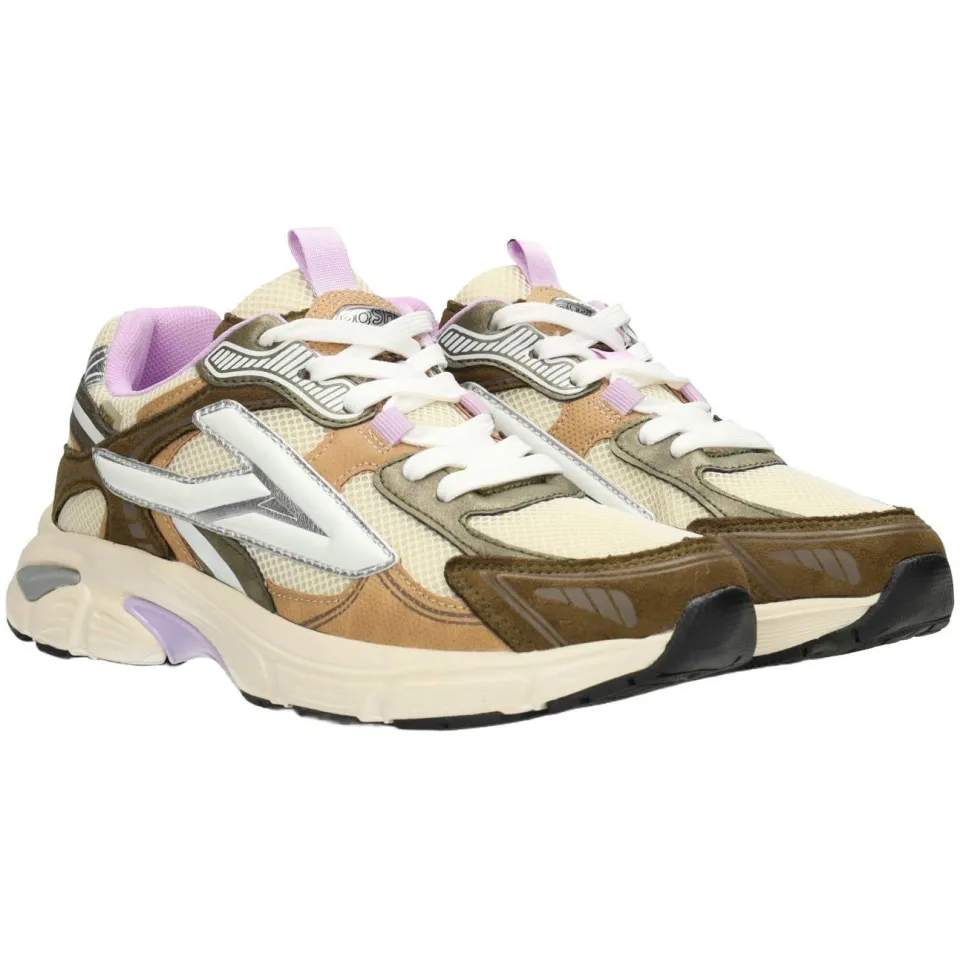POSH by Poelman Ginny sneakers - groen/ecru/lila, foto 4