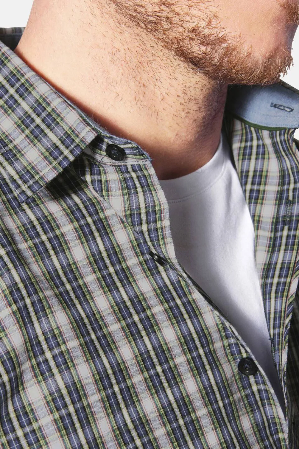 Jan Vanderstorm casual overhemd groen, foto 6