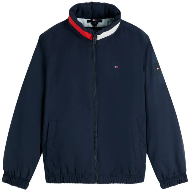 Tommy Hilfiger gewatteerde winterjas donkerblauw, foto 2