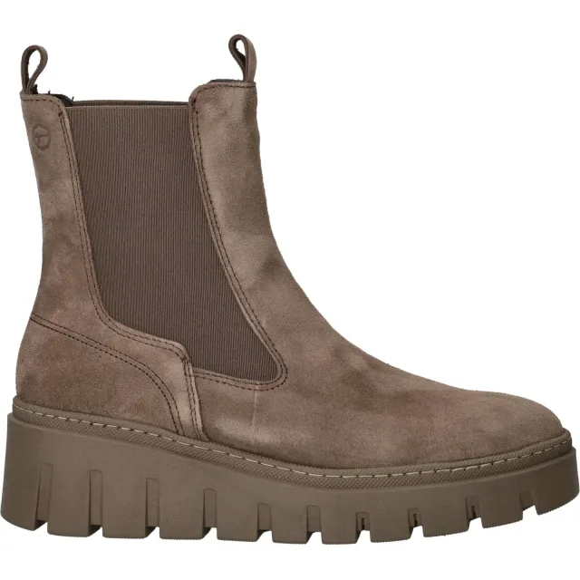 Tamaris enkellaarsjes taupe