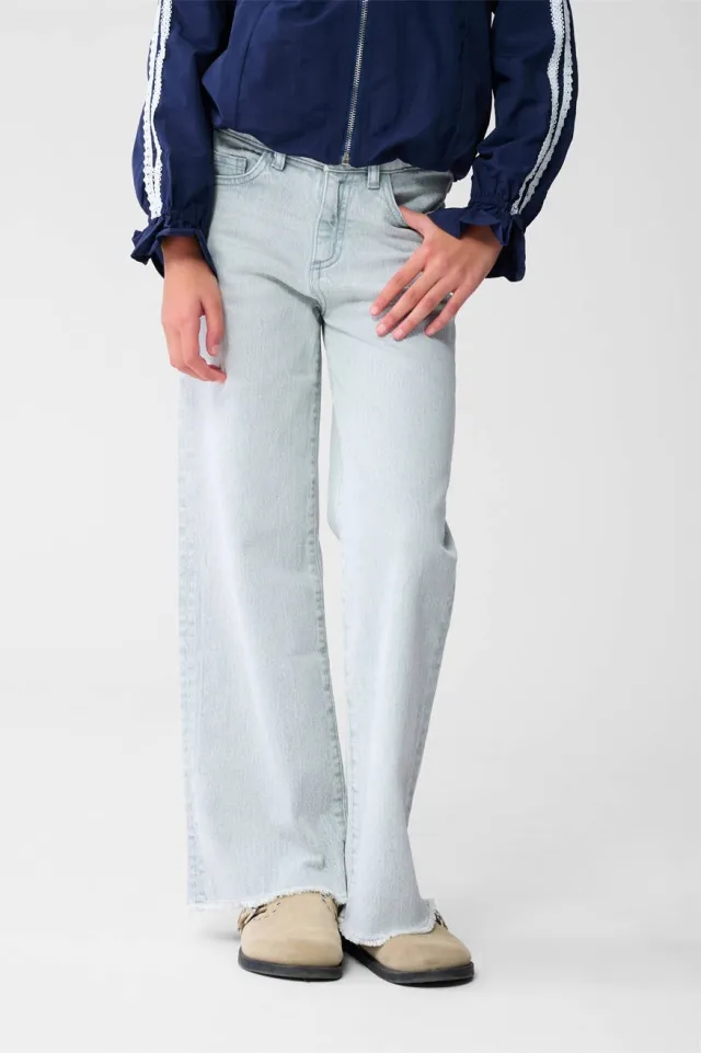 Shoeby wide leg high waist wide leg jeans light blue denim Grey denim