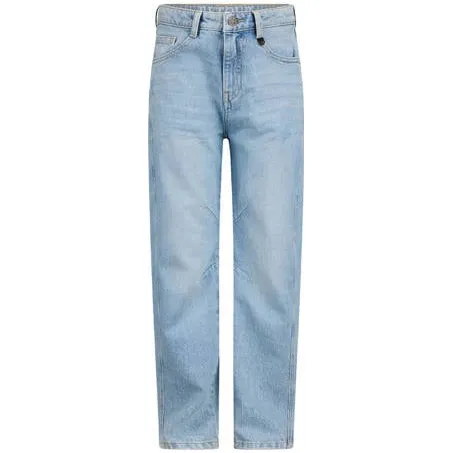 Retour Jeans Barbera barrel jeans light blue denim Blauw Meisjes Stretchdenim Medium blue denim
