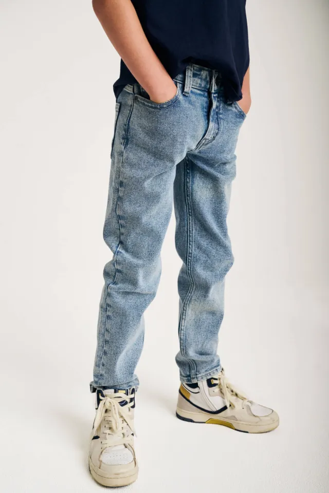 Tumble 'n Dry straight leg jeans light blue denim