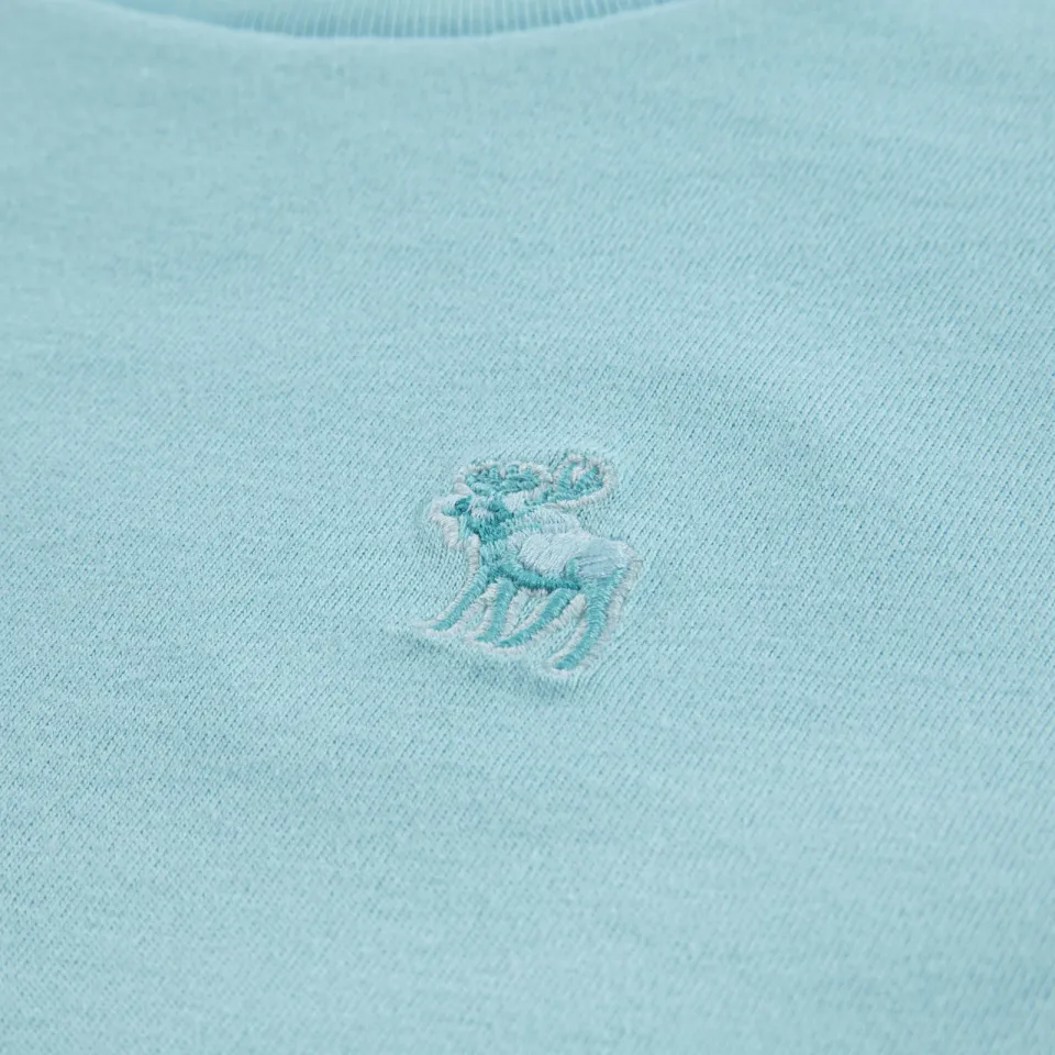 Abercrombie & Fitch t-shirt lichtblauw, foto 3