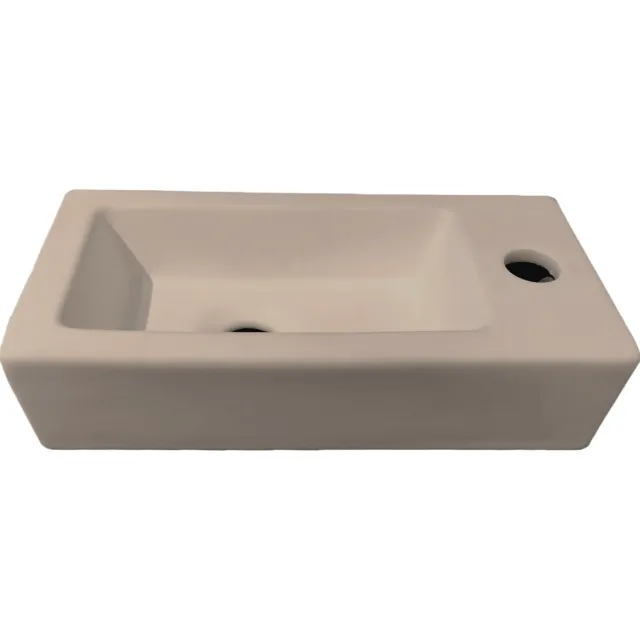 Fontein Best Design Morrano 37x18x9 cm Rechts Mat Khaki