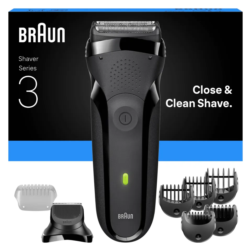 Braun Series 3 300BT elektrisch scheerapparaat zwart, foto 3