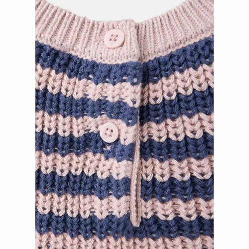 Mango Kids katoenen gestreepte spencer - roze/paars, foto 6