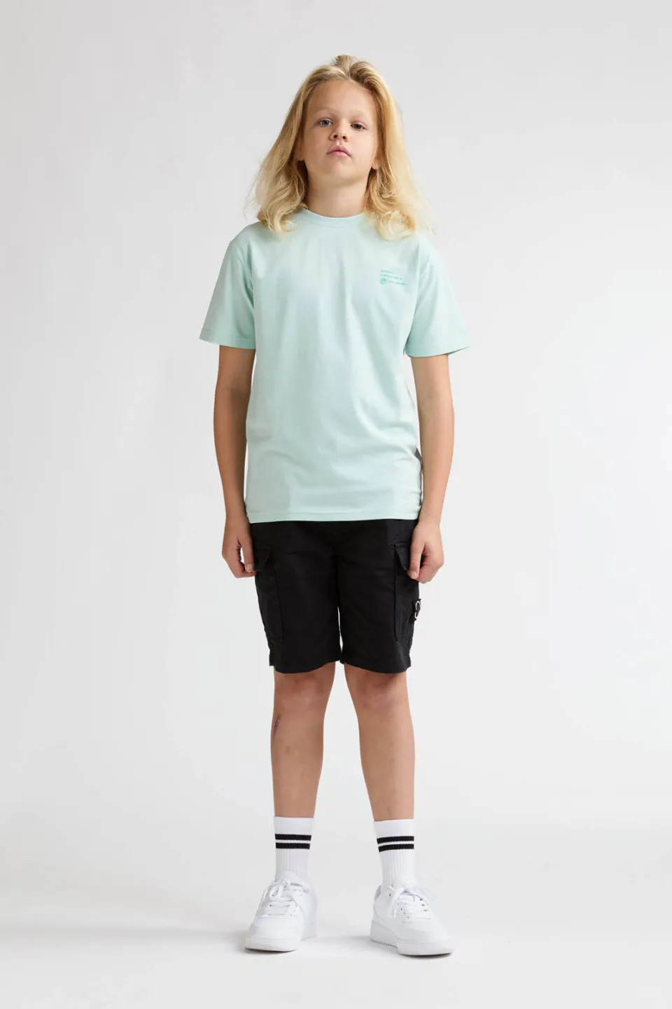 Petrol Industries T-shirt met backprint mintgroen, foto 4