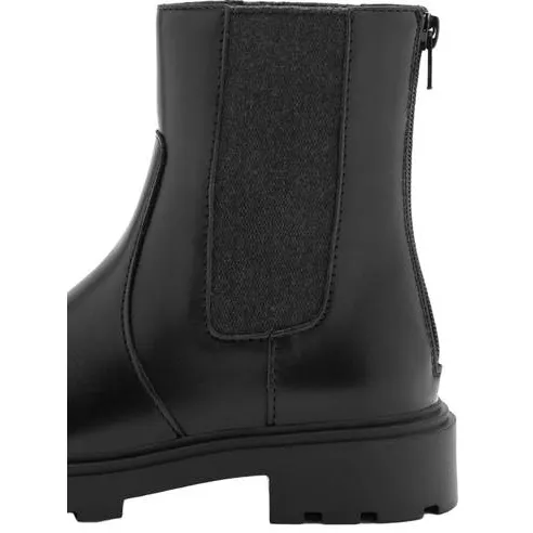 Mango Kids enkelboots met profielzool - zwart, foto 6