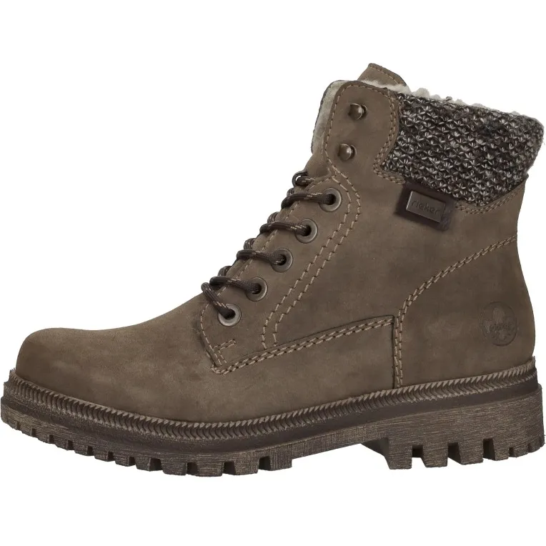 Rieker veterboots taupe, foto 2