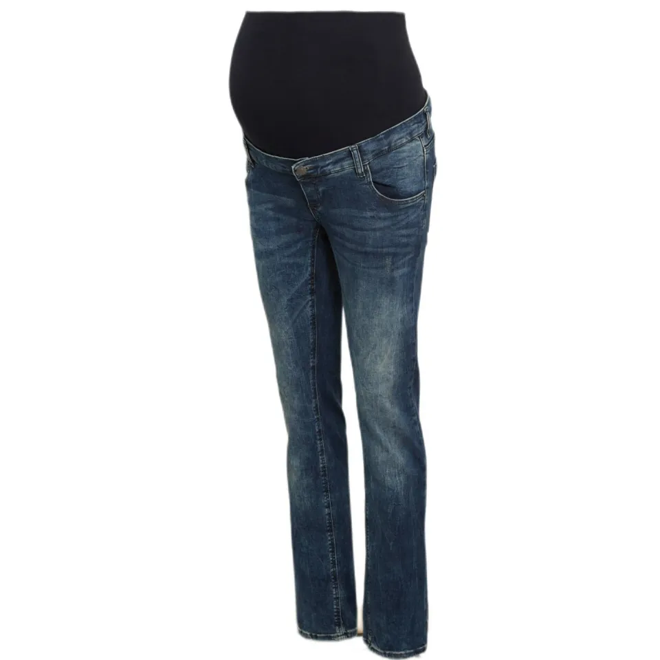 Esprit Maternity straight leg zwangerschapsjeans dark denim, foto 3