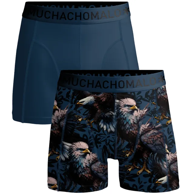 Muchachomalo Heren 2-pack Boxershorts Cotton Modal Veelkleurig