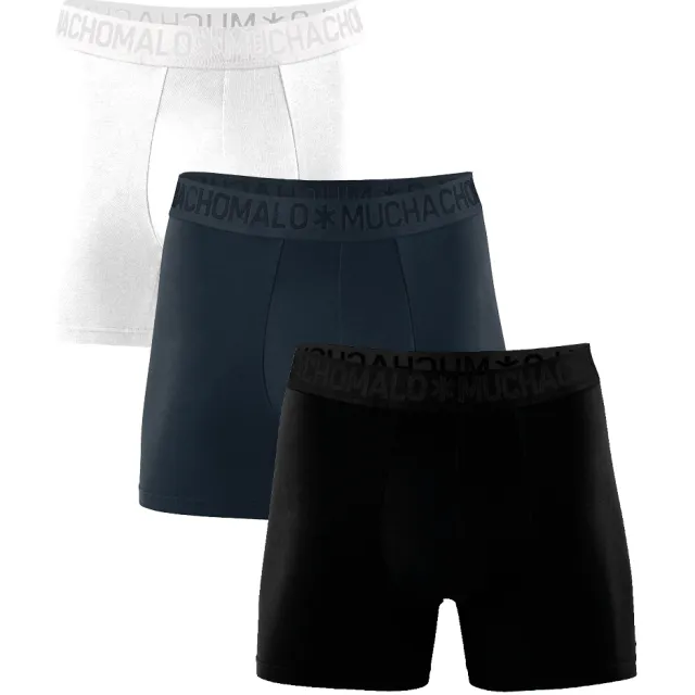 Muchachomalo Heren 3-pack Boxershorts Bamboe Veelkleurig