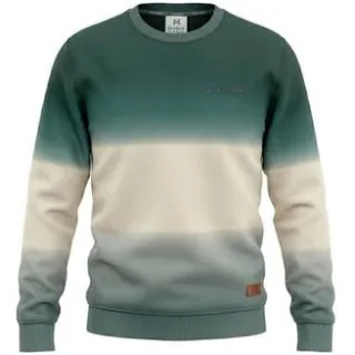 Koko Noko rechtvallende dip-dye sweater - groen/beige Dip-dye