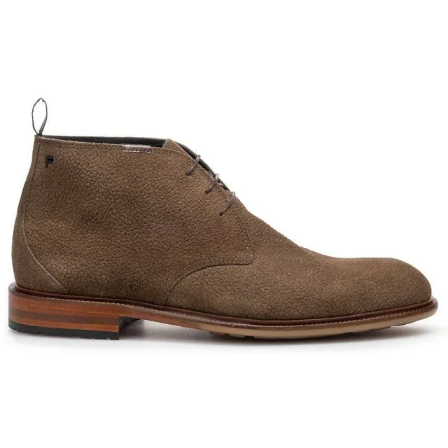 Floris Van Bommel De Normer 01.16 suède enkelboots bruin