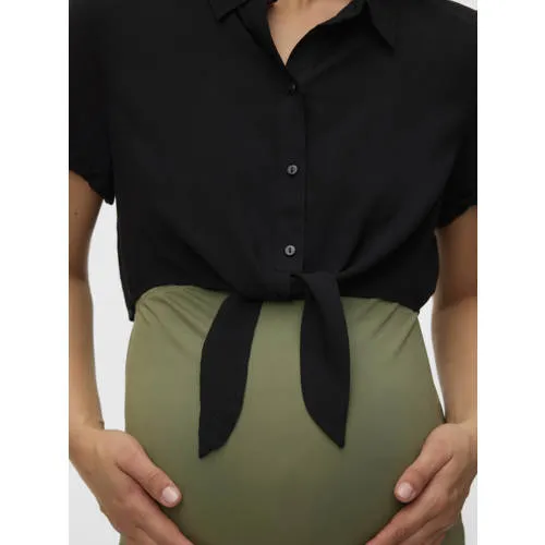 Mamalicious zwangerschaps- en voedingsblouse zwart, foto 7