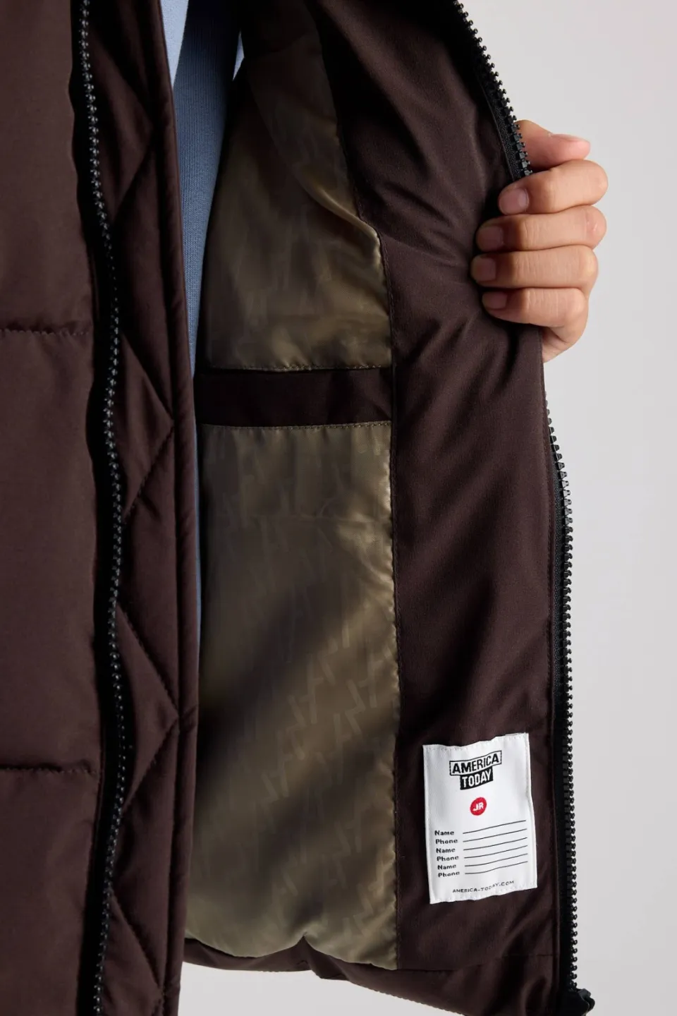 America Today bodywarmer bruin, foto 7