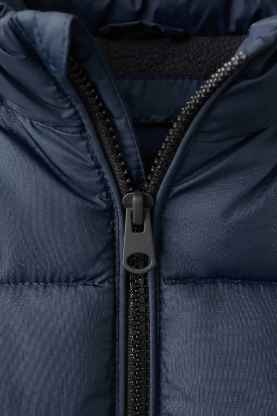 Mango Kids gewatteerde jas marineblauw, foto 3