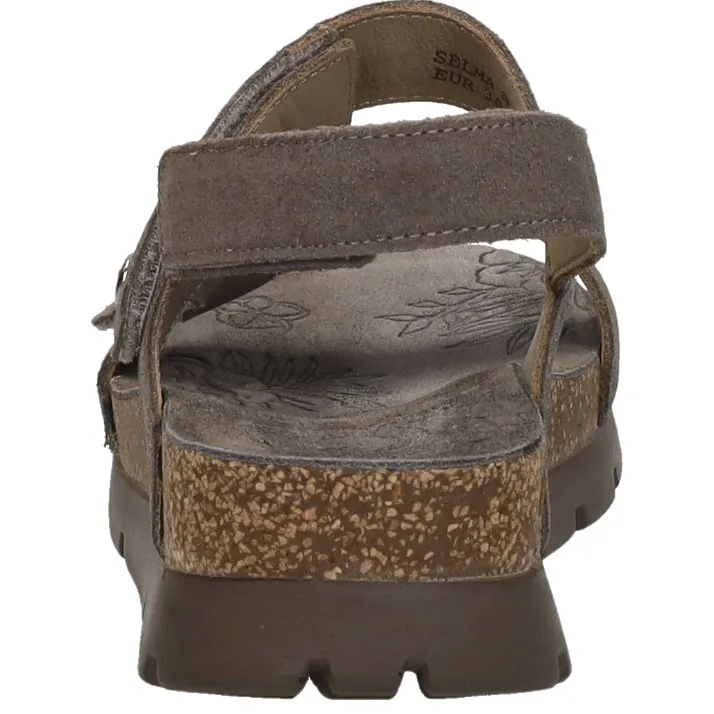 Panama Jack Selma velours sandalen bruin, foto 4