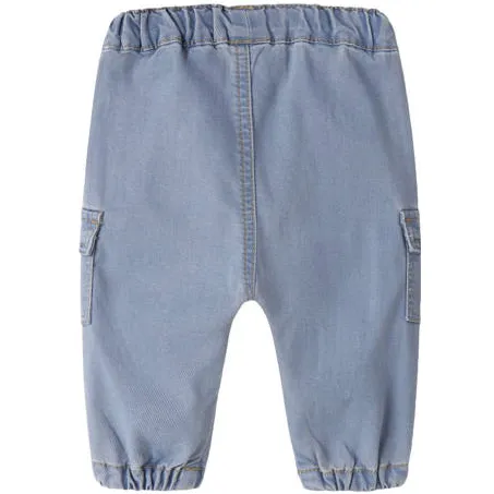 NAME IT BABY NBMPBEN relaxed fit cargo jeans - mediumblauw Jongens Denim, foto 2