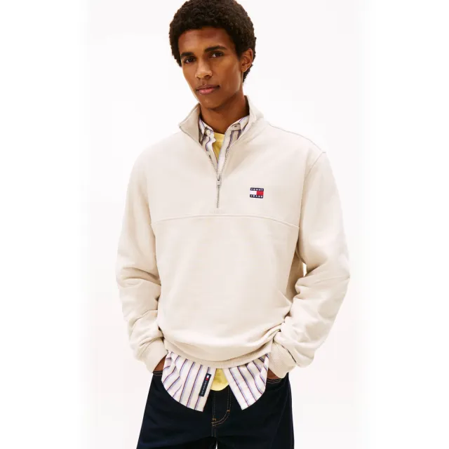 Tommy Jeans sweater ecru Ancient White Htr