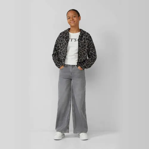 s.Oliver wide leg jeans grey denim, foto 3