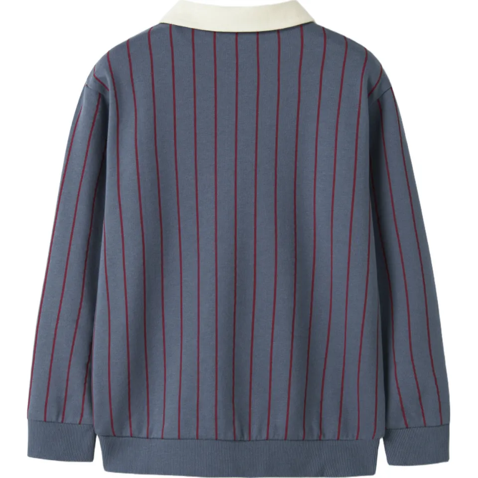 NAME IT KIDS gestreepte sweater - blauw, foto 2