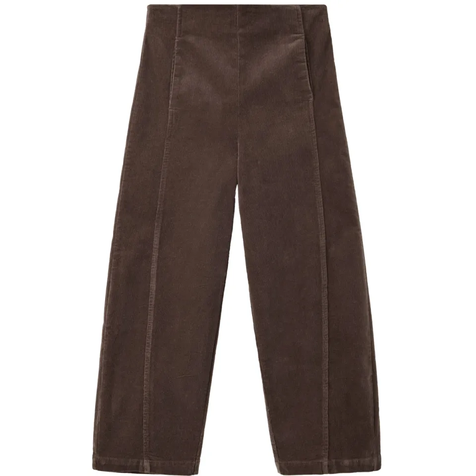Mango Kids corduroy ballonbroek bruin, foto 2