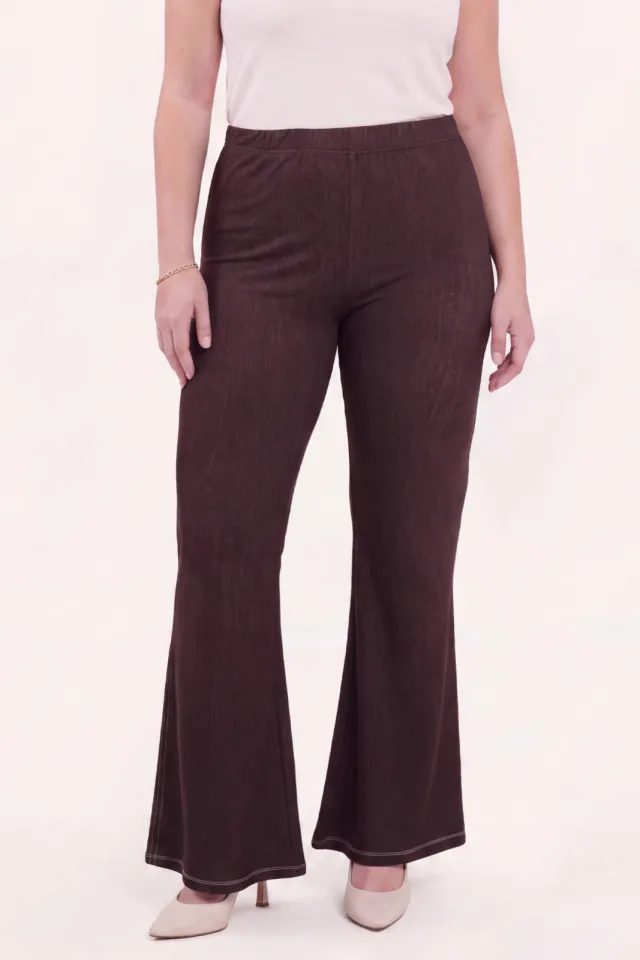 Yoek bootleg broek bruin, foto 3