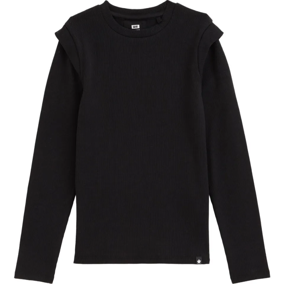 WE Fashion longsleeve zwart meisjes, foto 2